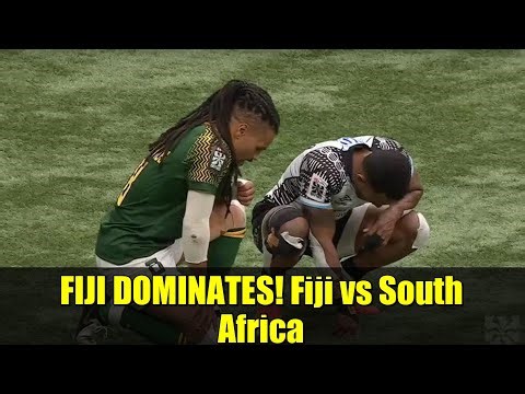 FIJI DOMINATES! Fiji vs South Africa | Rugby 7s Thrashing! | Highlights & Reaction