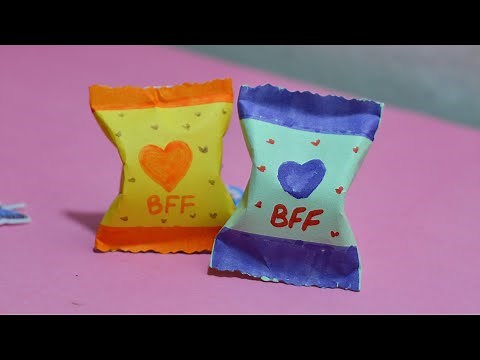 Paper BFF Candy DIY: Sweet Friendship Crafts Tutorial! 🍬👯‍♀️