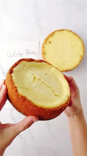 Do you need a water bath for a cheesecake? #bakingtips