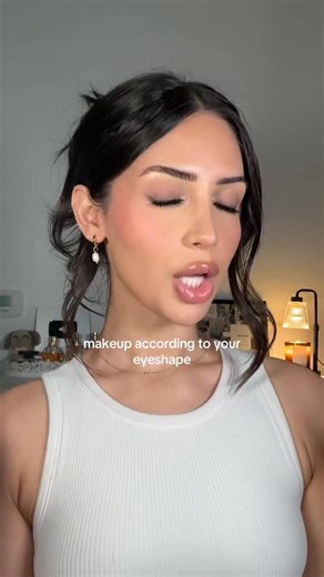 Mina on Instagram: "makeup according to your eyeshape @smashboxcosmetics @kosas @patricktabeauty @lorealparis @maybelline"