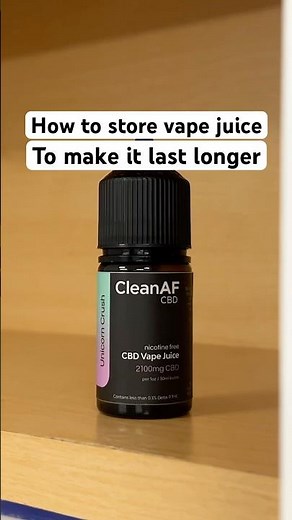 How to store vape juice to make it last longer