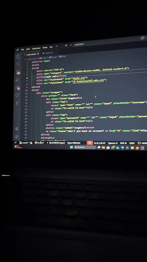 HTML CSS Animated Login Form Tutorial