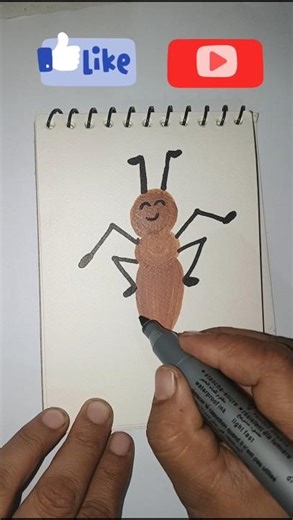 How to draw a bee || cute bee 🐝 drawing #shorts #drawing