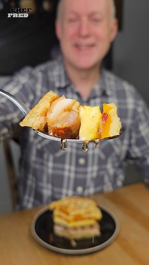 Fred YT on Instagram: "Tuck In To Robert's Nap-Inducing Breakfast Lasagna!🍗🧇 #boondocks #friedchicken #lasagna #sausage #waffles #theboondocks #boondock #breakfast #boondocksriley #cartoonnetwork #fyp"