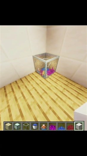Minecraft illusion aquarium bulid#minecraft #minecraftbuilding #design #gaming