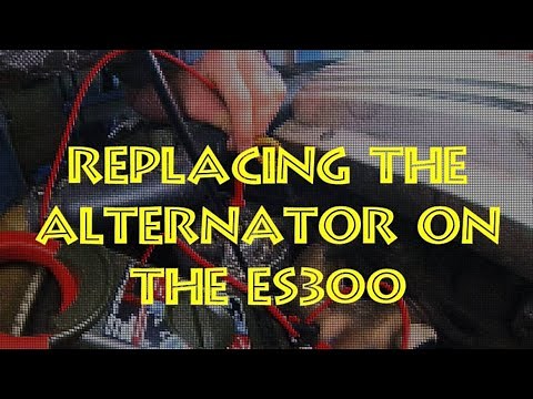 Replacing the Alternator on The ES300