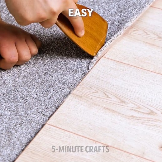 How to hide carpet under parquet | 3-Minute Hacks