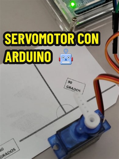 En ésta ocasión estoy realizando la programación de un servomotor, próximamente estaré realizado algunos proyectos con servos, ya que con estos puedes realizar muchas ideas, próximamente esperen nuevos videos 😉👨‍💻 #servomotor #electrónica #arduino #arduinouno #robotica #mecatronica #ideas #proyectos