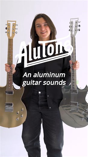 People often assume aluminum guitars are heavy, but with AluTone, that’s not the case.