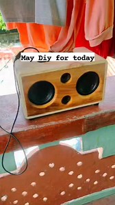 DIy mini projectc wooden Bluetooth speaker #diy #diyprojects #highlights2025 #highlights #follower | Mark Angelo Abalayan
