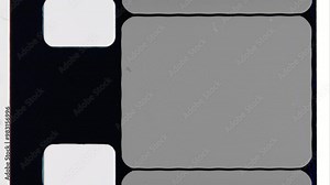 Super 8mm Film With Double Sprocket Seamless 4K Video Overlay Background Loop