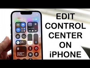 How To Edit Control Center On iOS 18!