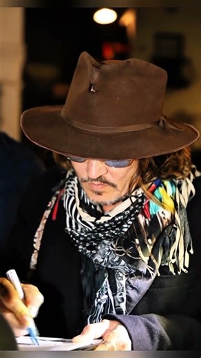 Johnny Depp emotional moment with fans
