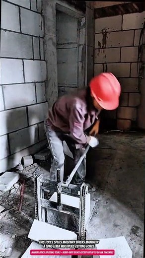 Manual Brick Splitting Tools – Heavy-Duty Block Cutter for Up To 30 cm Thickness