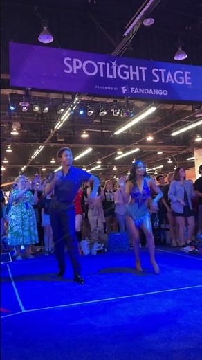 We're just reliving the magic of dancing on stage at D23: The Ultimate Disney Fan Event! 🤩 🐭