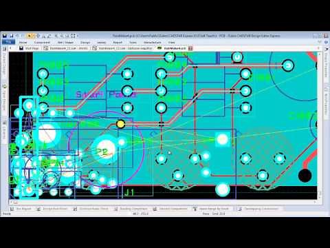 CADSTAR - Transferring a Schematic to a PCB design with Reuse Circuit Blocks