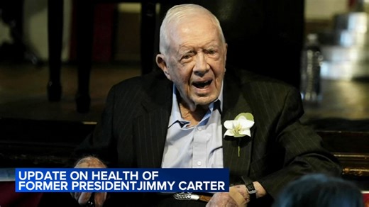 Grandson says Jimmy Carter is 'coming to the end' in brief update about former president's health