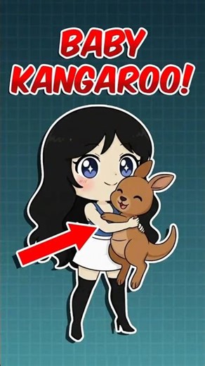 Nature’s Cutest Peekaboo: Baby Kangaroo 🦘