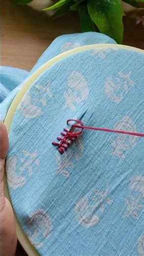 How to Fix Ripped Part On Clothes ✨ #shorts #explore #embroidery