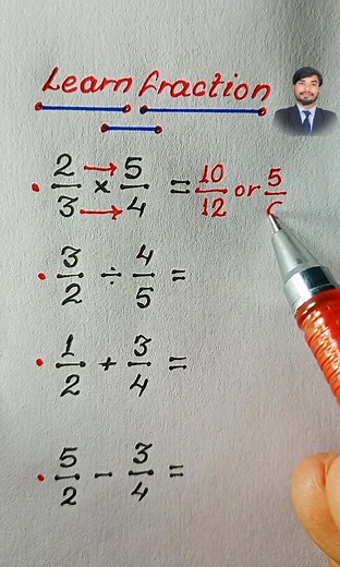 10K views · 128 reactions | Learn Fractions Concept 勞 #fblifestyle #unstoapablestudy0111 #mathtricks #fractions #multiplication #learnfractions #MathMadeEasy | Unstoapablestudy0111 | Facebook