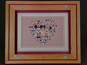 Handmade Mickey and Minnie and Friends Inspired Custom Frame; Disney Art,home Decor,disneyland,disneyworld - Etsy