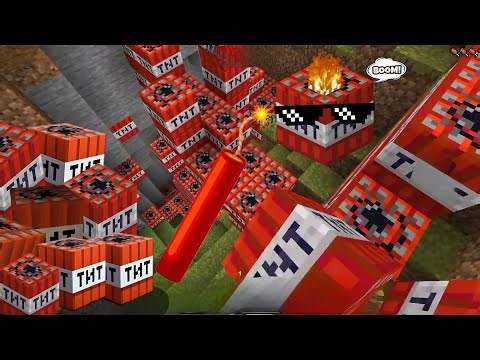 Massive TNT Explosion in Minecraft 💣🔥