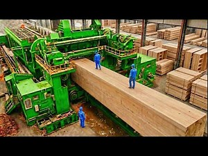Inside The Industrial Timber Factory: How Flat Wood Panels Are Turned Into Cabinets (Full Process)