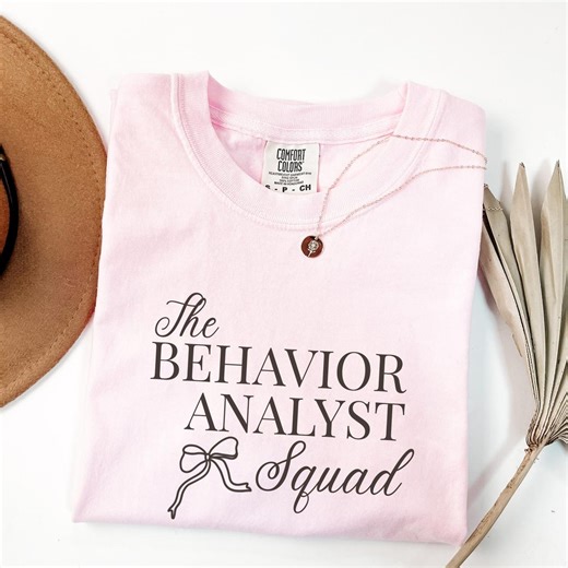 Behavior Squad T-shirt, BCBA RBT Group Shirt, Comfort Colors Behavior Analyst Clinic Tee, Bulk Coworker Gift - Etsy