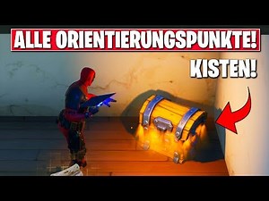 ❌Durchsuche TRUHEN bei ORIENTIERUNGSPUNKTEN in FORTNITE!!😱