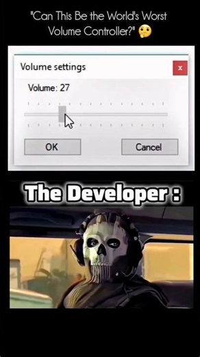 This Volume Controller Makes No Sense 🤯#funny #memes #coding #shorts ‪@LearnComputerWithRCS‬