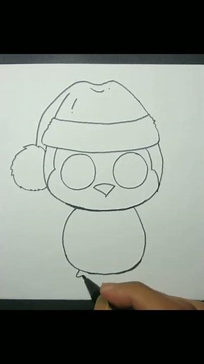 How to Draw Beanie Boo Penguin #shorts