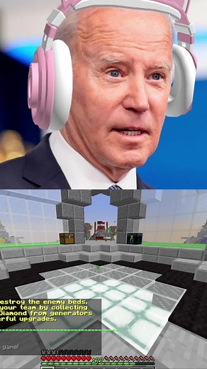 If the presidents played Bedwars... #bedwars #hypixel #minecraft