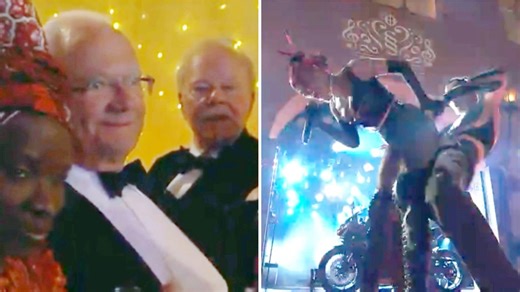 Kungens reaktion på vågade dansen