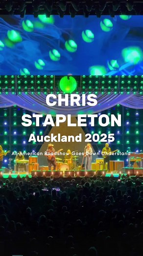 Chris Stapleton concert at Auckland 2025 🤠🤠🐎🍻👢last night was amazing 🤩 #chrisstapletonmusic #chrisstapletonconcert #auckland #concert #american #countrymusic #2025 #newzealand #nz