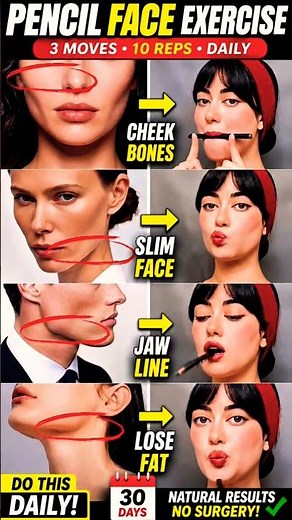 Your Jawline Isn't Gone… It's Hidden! | 3 Easy Face Exercises for a More Defined Look