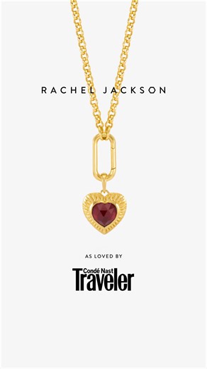 Most Coveted and Selling FAST! This hand-carved garnet heart is an insider favourite. Make her yours with complimentary engraving on the reverse. | Rachel Jackson