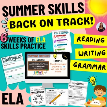 Summer School ELA Curriculum 3rd, 4th, 5th Grade | Reading, Writing, Grammar
