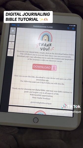 Tuturial on how to use my digital journaling bible 🫶🏼✨🙌🏽🙏 Let me know if you have any further questions!!! #fyp #digitalbiblejournaling #digitalbible #biblejournaling #biblejournal #ipadjournal #ipadjournaling #christiantiktok #christiangirl #happyeaster #bibletok #christiantiktokcomunity #bible #biblestudy #christian #howto