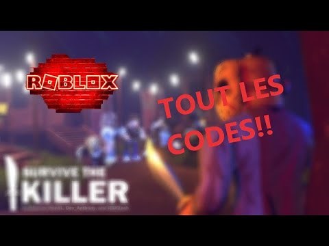 Tous les codes de Fuis le Tueur! - Roblox