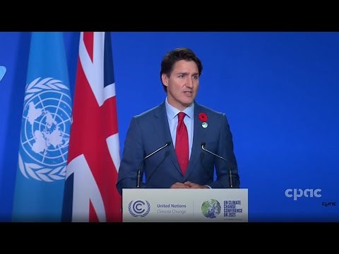 Prime Minister Justin Trudeau delivers remarks at COP26 – November 1, 2021