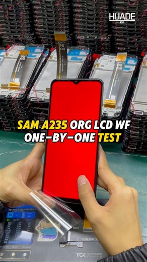 🤩For #samsunga23 4G LCD WF testing. Every screen is tested one by one before shipping! #phonerepair