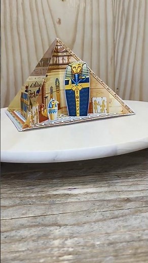 Ancient Egypt 3D Pyramid Craft 🏺 Hidden Tomb Inside!