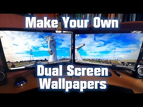 How to Make Your Own Dual Screen Wallpapers on Windows 10