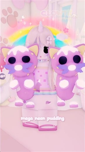 Making a Mega Neon Pudding Cat! #adoptme #adoptmeroblox #adoptmetrades #adoptmepets #adoptmeupdate
