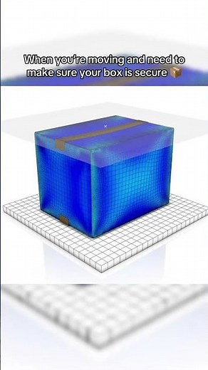 All you need is a compression box test 😌 #simulation #engineering #engineering