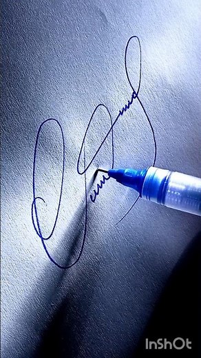 Handwritten Aesthetic Cursive Signature