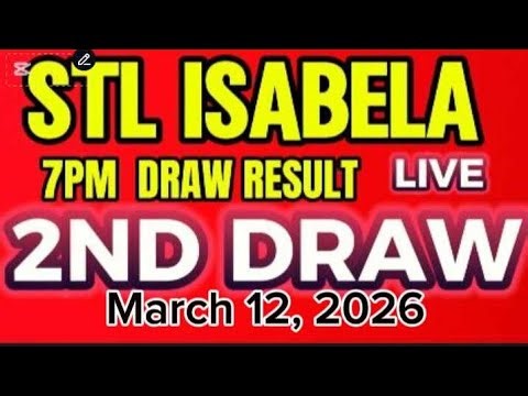 STL Isabela Result 7pm Draw March 12,2026