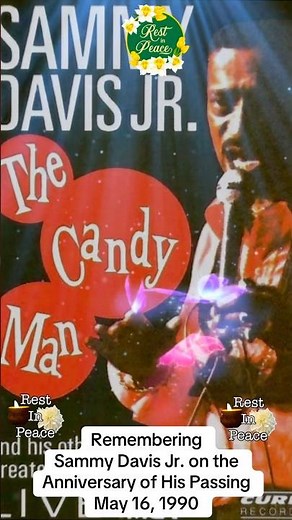 Sammy Davis Jr. The Candy Man Rest In Peace #music #musician #singer #artist #sammy #news #shorts