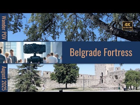 [4K] Belgrade Fortress Immersive Experience | Belgrade, Serbia Walking Tour