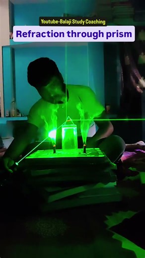 #Refraction through prism #physicspractical #12thphysicspractical